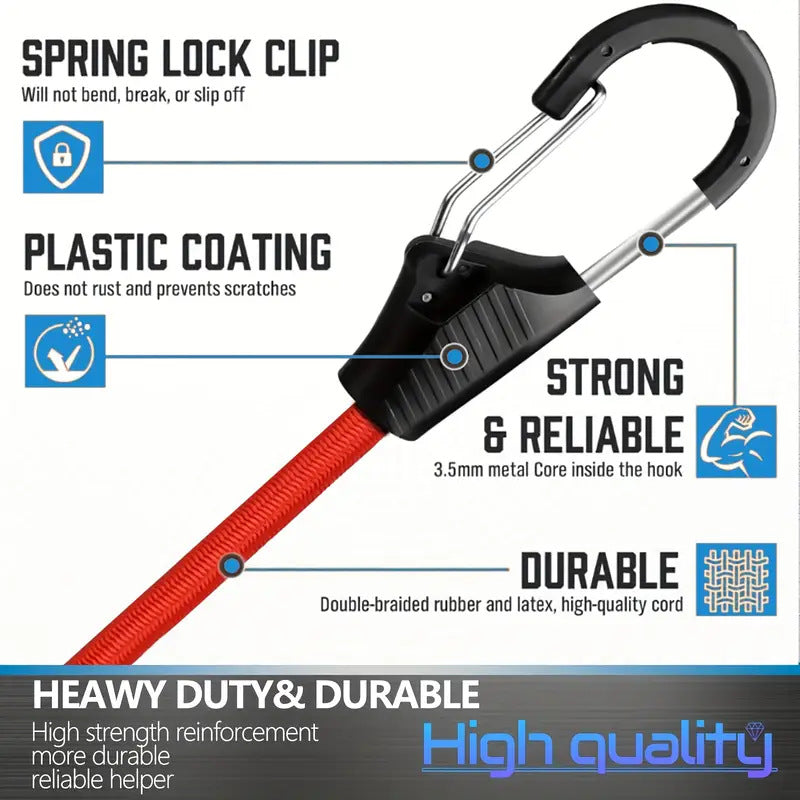 Bungee Cord Rope Set - Multiple Sizes & Styles