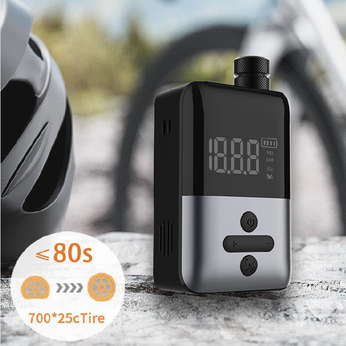New in-stock ultra-mini mountain road bicycle inflator pump riding AI smart portable electric pump