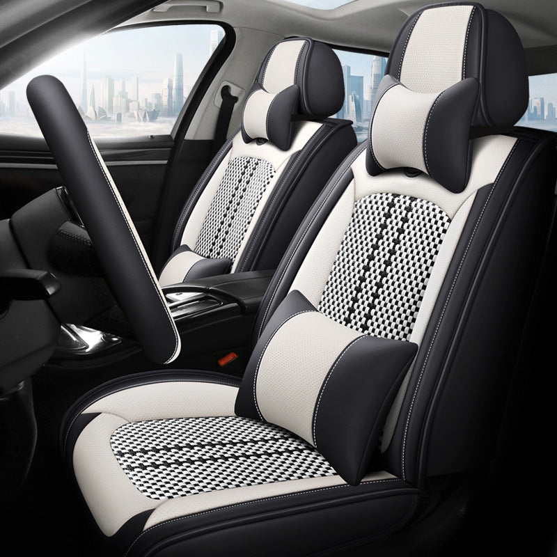 Car Seat Cushion Leather Seat Cover Seat Cushion All Inclusive Four Seasons 24 New Car Cover Seat Cover Leather Four Seasons All Inclusive