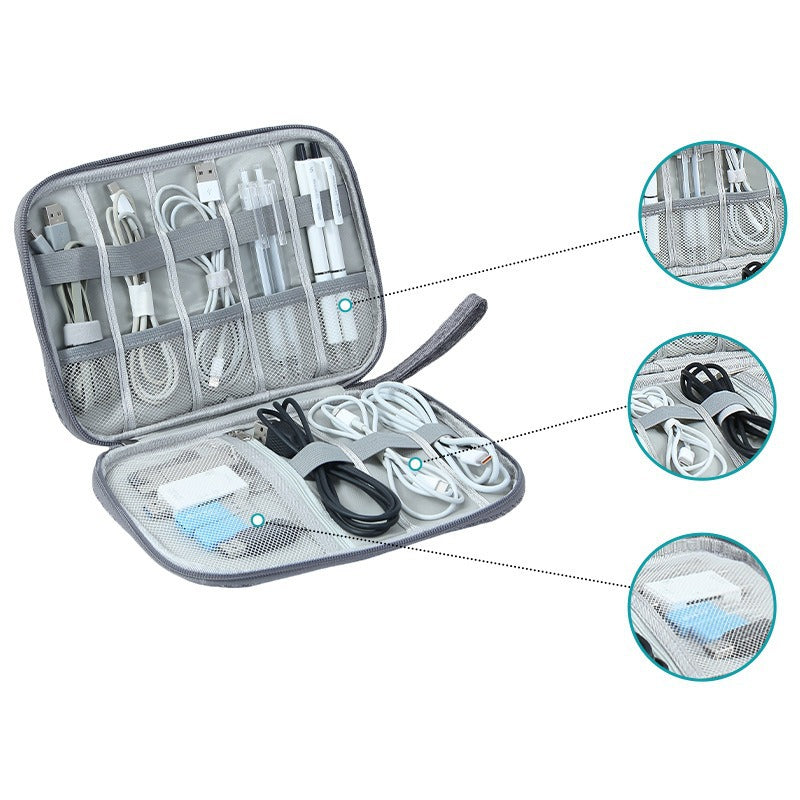 Car Storage Organizer Bag for Cables & Accessories