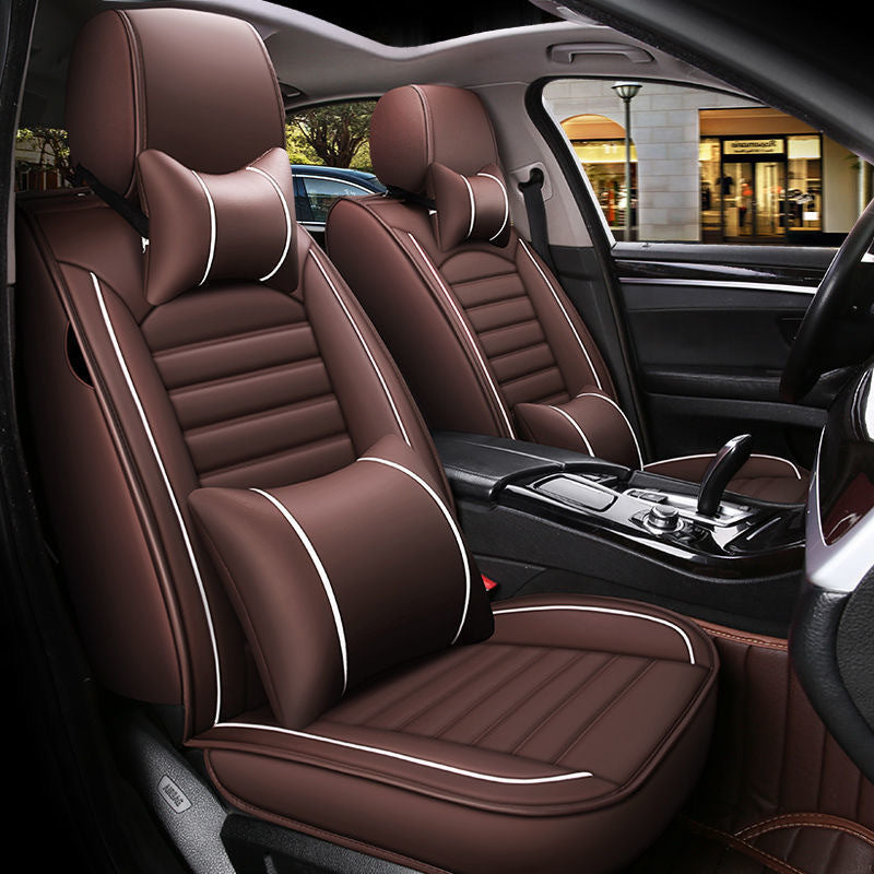 Full envelope car seat cover, summer ice silk seat cover, full leather, new four-season universal seat cushion, special seat cushion for small cars