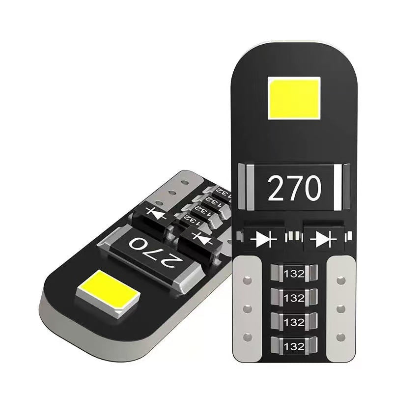 Cross-border explosive decoding high-brightness car LED width indicator light reading light T10 2835 2SMD license plate light W5W