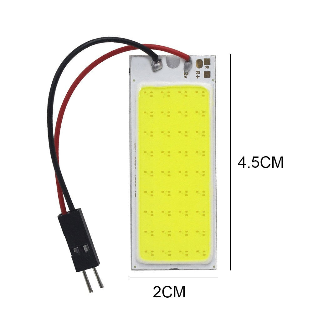 Yizhong LED Roof Light Room Light COB 18 24 36 48SMDT10 Dual-Pointed BA9S Cabin Light Reading