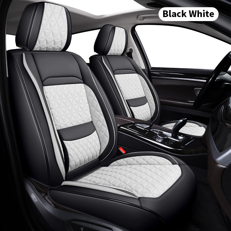 2025 new all-leather fixed lumbar wing Nappa leather car cushion all-season universal full-enveloping seat cover