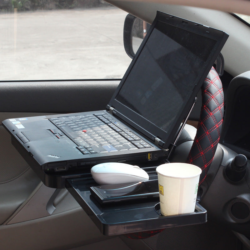 Car Mini Tabletop Foldable Dining Table Car Rear Seat Computer Car Rear Seat Study Table Laptop Stand
