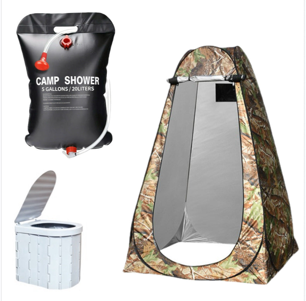 Fishing, shower, bathing artifact, outdoor camping, fishing, changing clothes, simple and portable, portable portable toilet, warm tent, toilet