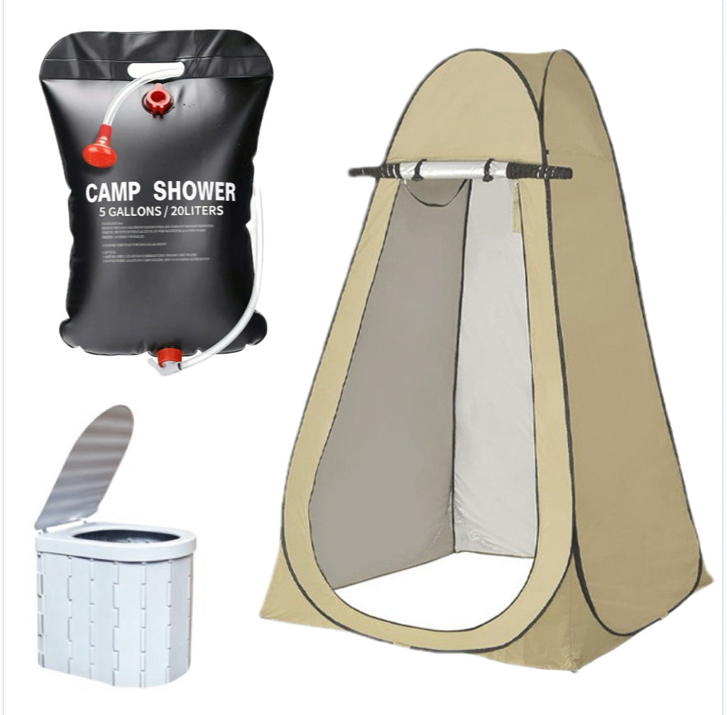 Fishing, shower, bathing artifact, outdoor camping, fishing, changing clothes, simple and portable, portable portable toilet, warm tent, toilet