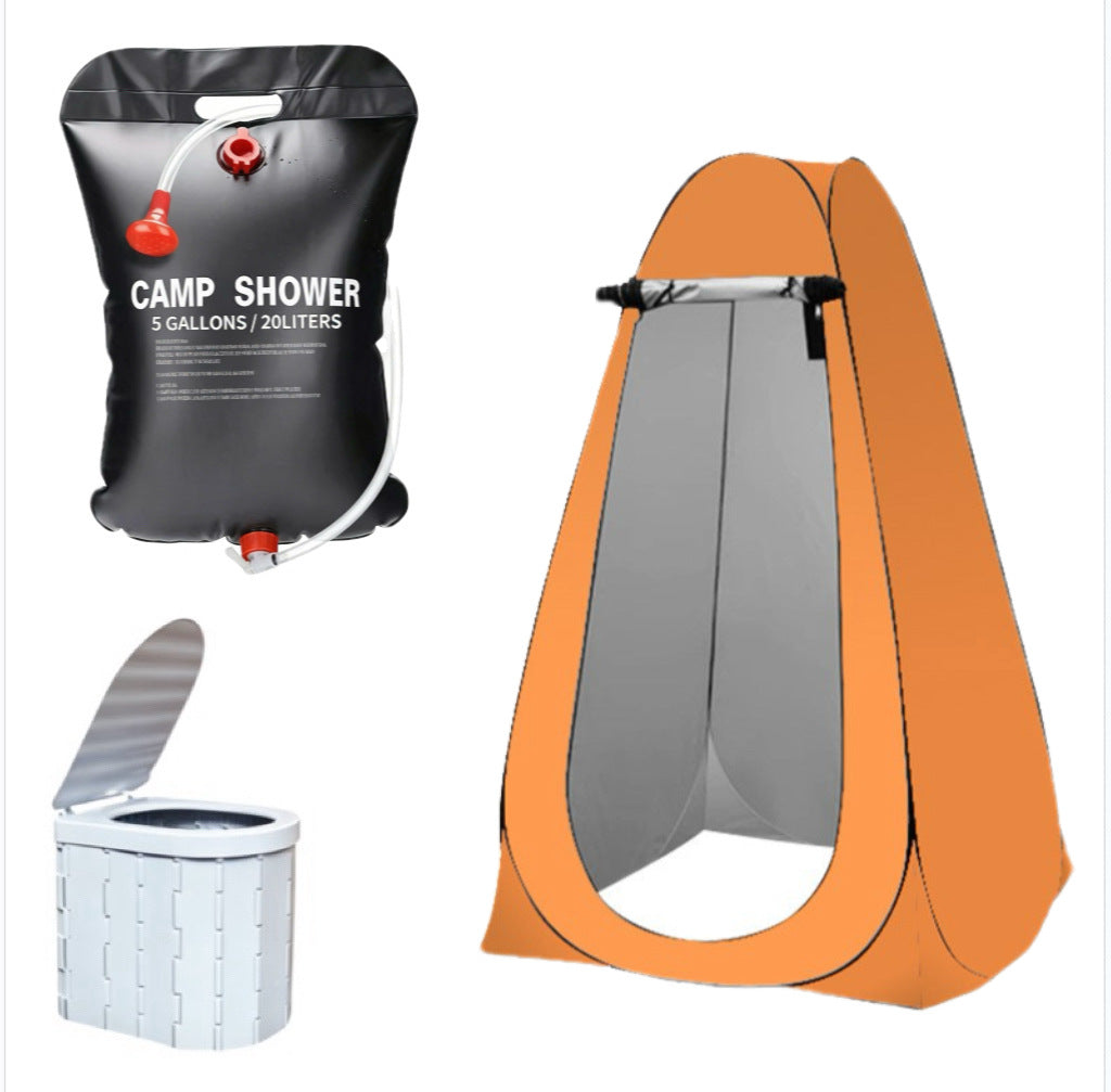 Fishing, shower, bathing artifact, outdoor camping, fishing, changing clothes, simple and portable, portable portable toilet, warm tent, toilet