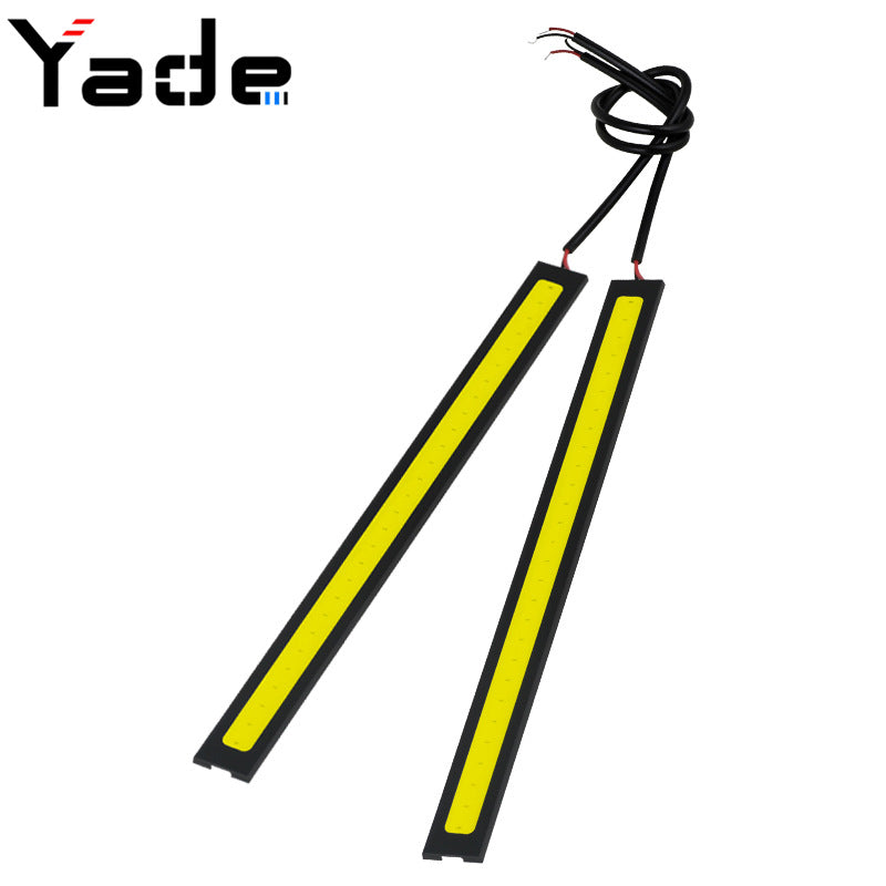 Yade Car Daytime Running Light 17CM COB Ultra Thin High Brightness LED Daytime Running Light Waterproof 12V Decorative Lighting