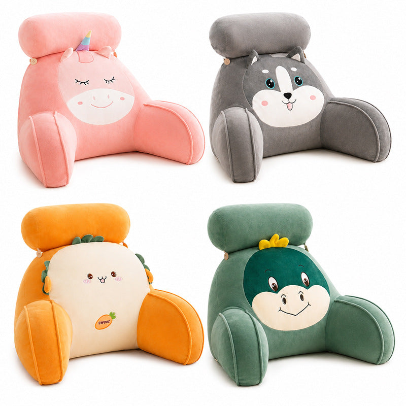 Phone phone cushion, soft bag, dorm bed reading, sofa lumbar support cushion, large headboard pillow, cushion for flopping