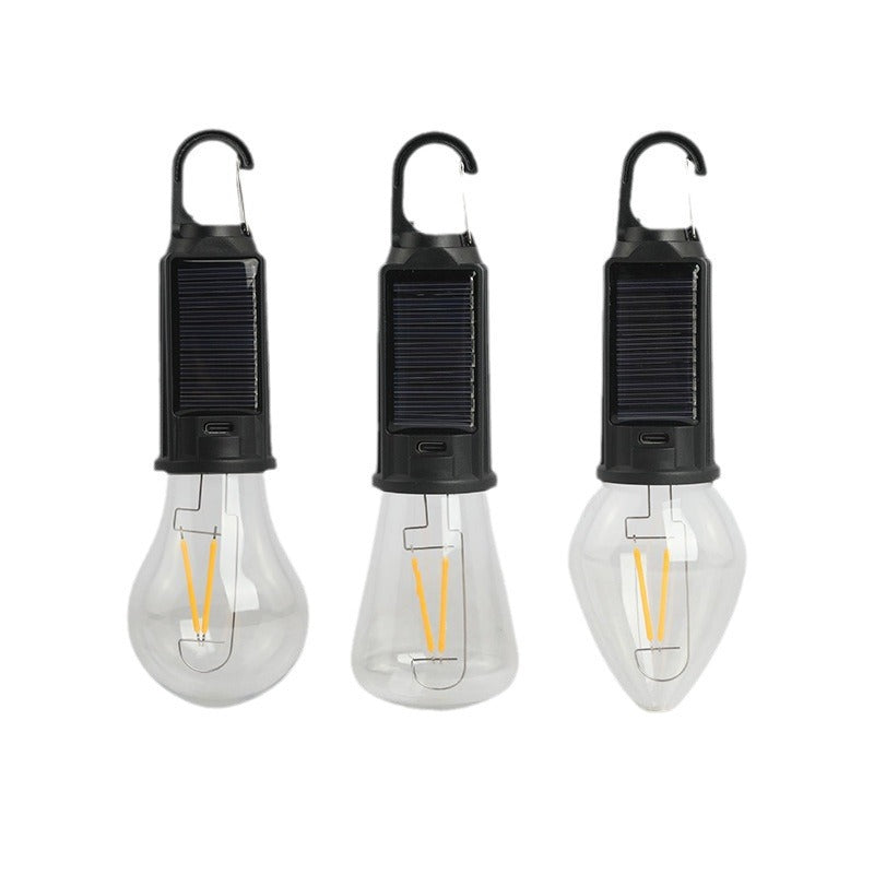 LED Camping Tent Light with Solar & USB Charging