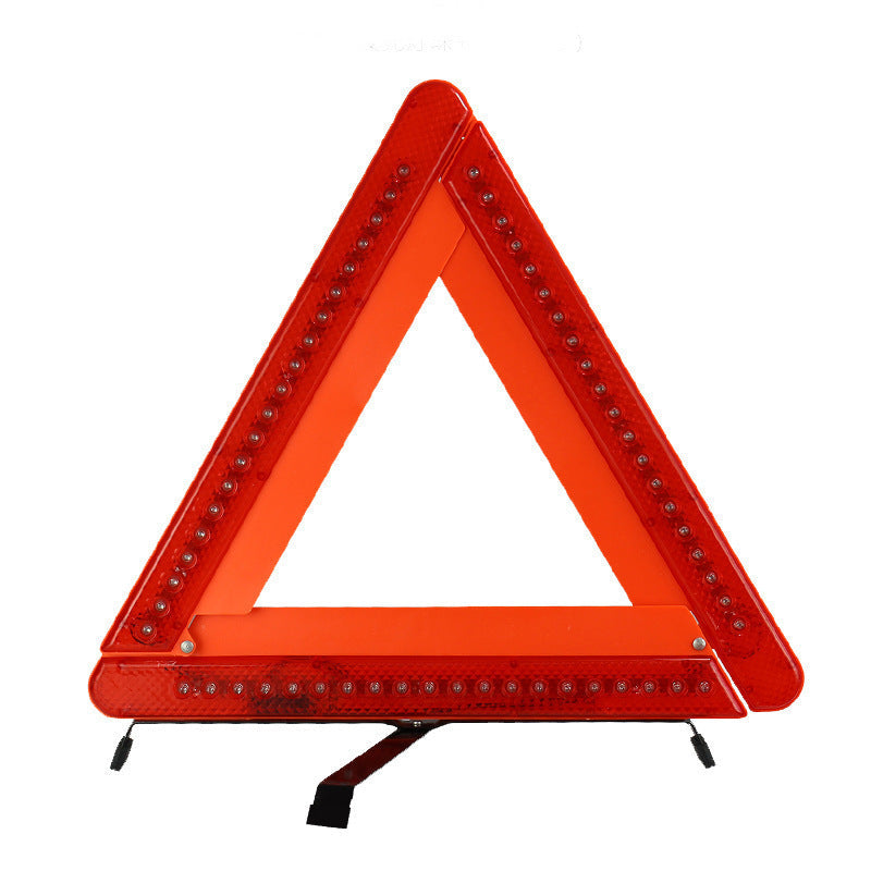LED lighted tripod automotive safety triangle cross-border dedicated for rear-end collision prevention vehicle-mounted emergency bracket