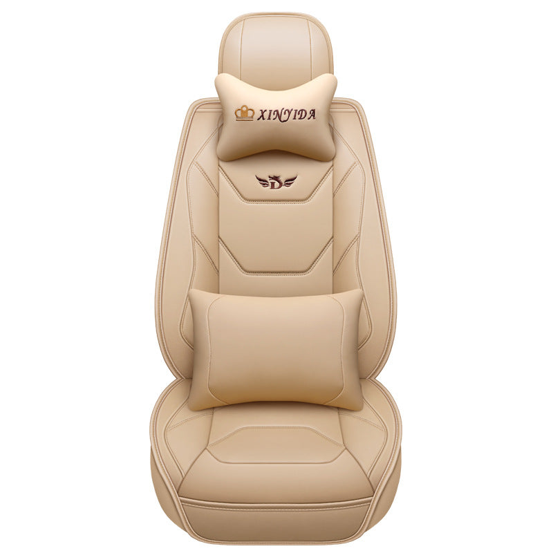New car cushion leather all-wrap wear-resistant leather car seat cover is suitable for small car SUV car seat cover in all seasons