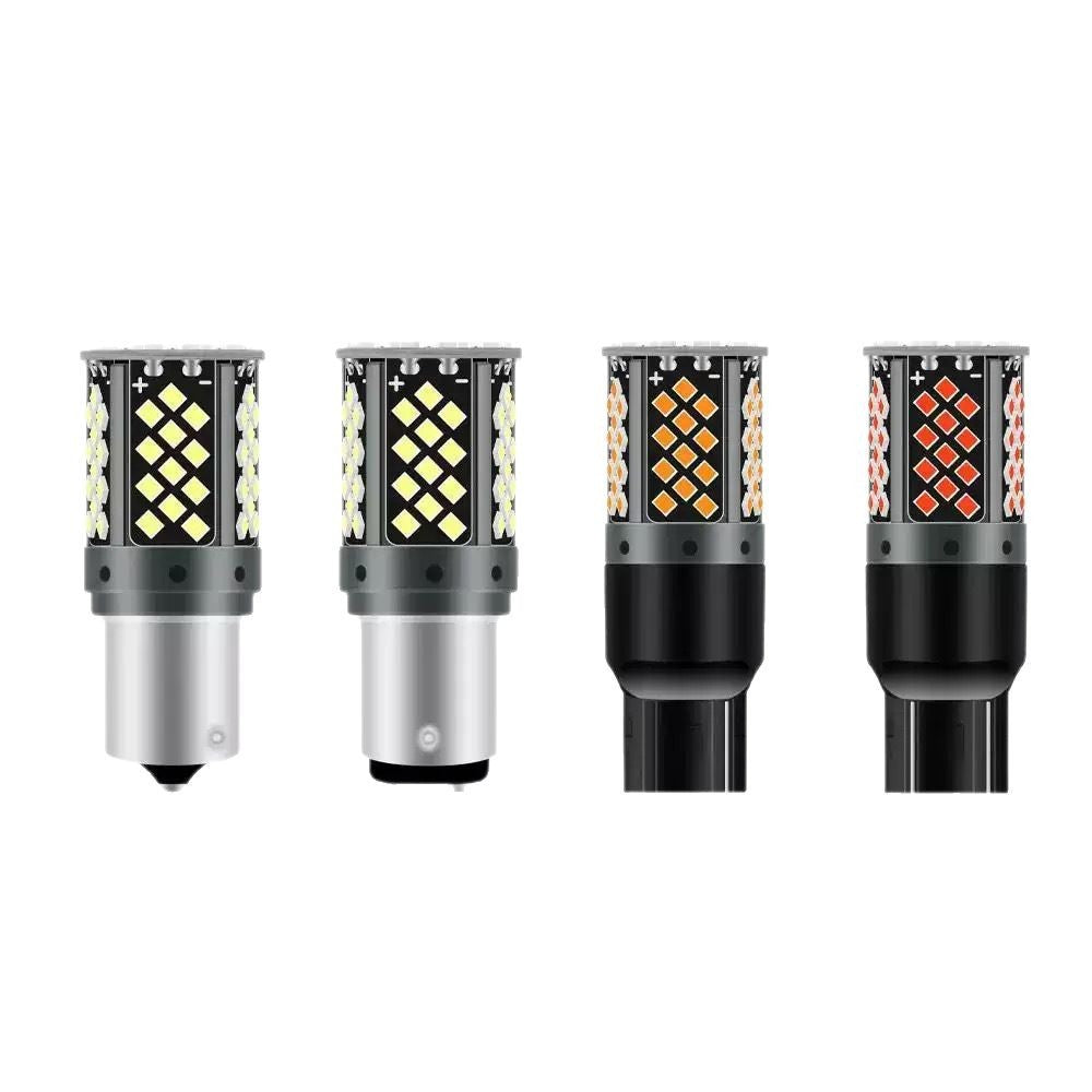Automotive LED Decoded Turn Signal Anti-Flicker T20 7440 1156 1157 2025 81SMD Brake Light