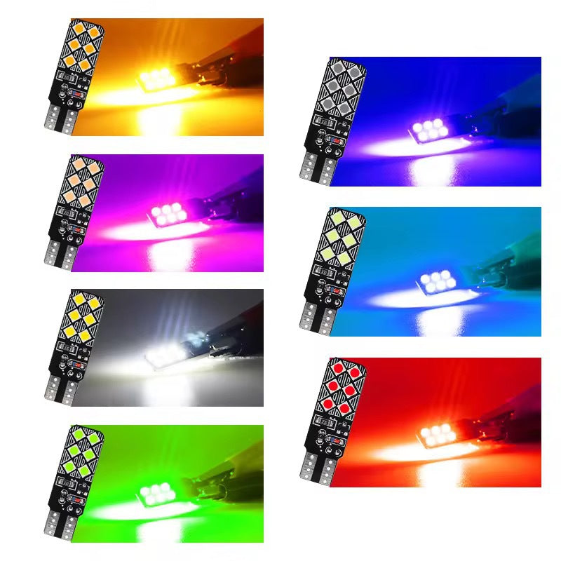 Automotive LED Decoding Width Indicator T10 3030 12SMD High-Brightness Reading Light CANBUS Side Light