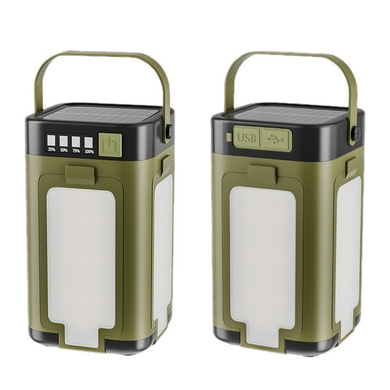 Solar Camping Light with Folding Design