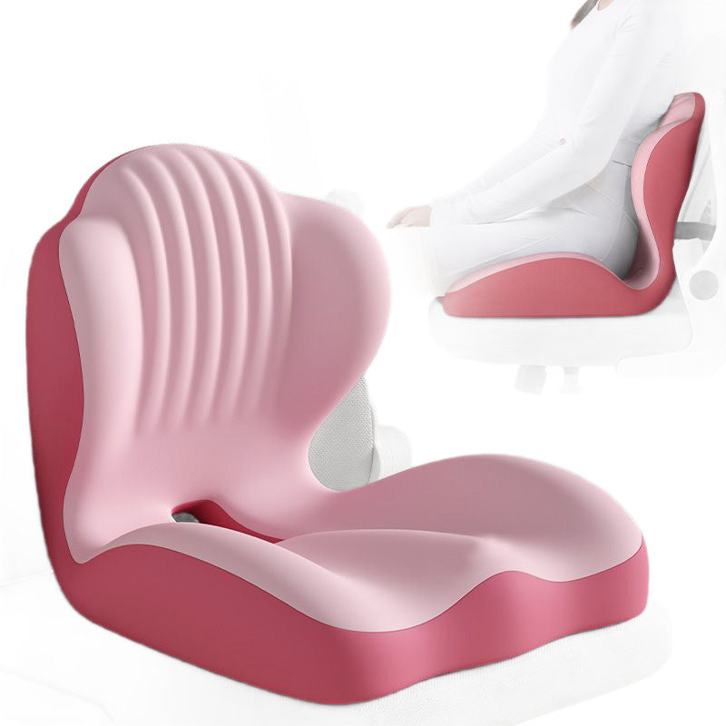Memory foam lumbar support cushion, office prolonged sitting pressure-relief hip cushion, student chair support lumbar cushion, integrated cushion