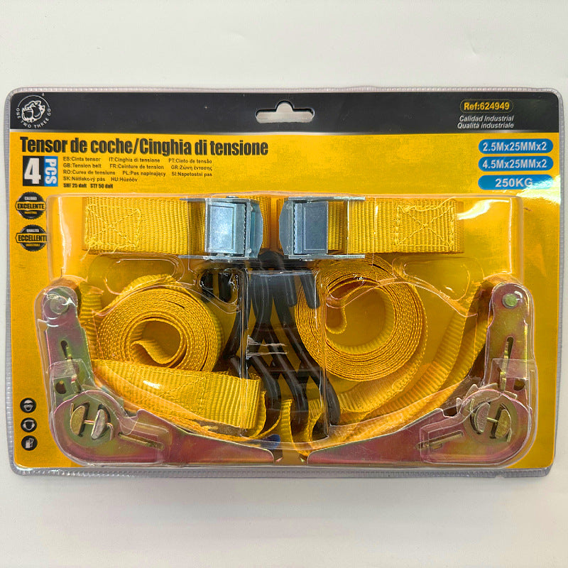 Trailer Rope Tensioner Strap - 25mm Ratchet