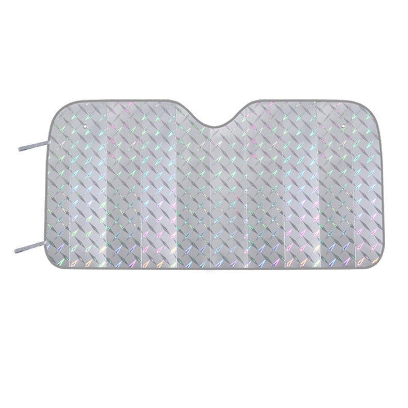 Car sunshade laser type sun protection and heat insulation summer sunshade car front windshield window sun gear