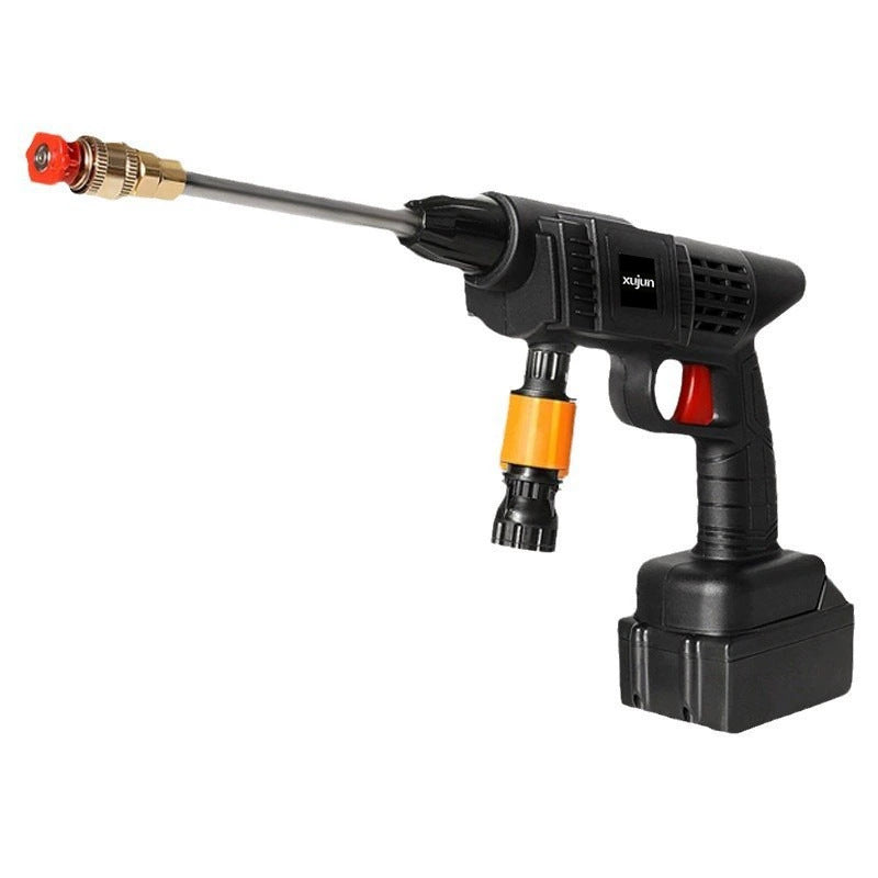 Car water gun, household electric car washer, rechargeable car wash gun, universal wireless high-power high-pressure car wash water gun