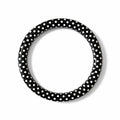 Cross-border Amazon wholesale car steering wheel covers, polka dot, anti-slip, wear-resistant, vintage fashionable steering wheel covers
