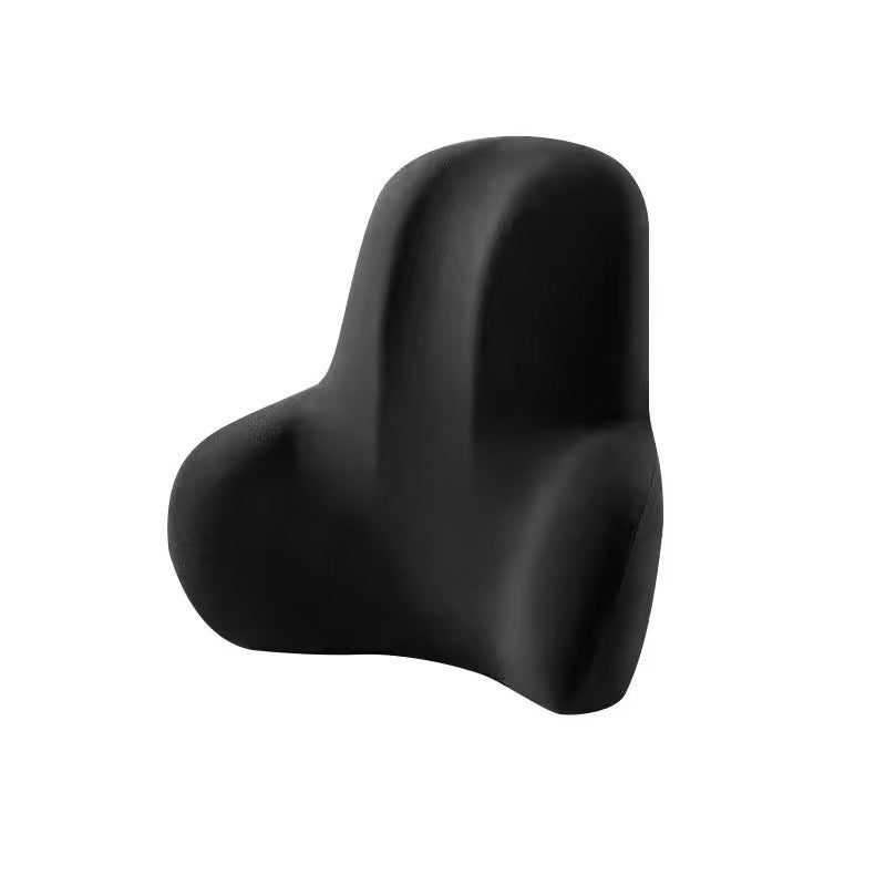 Car neck headrest lumbar rest removable and washable breathable driver's seat waist rest memory foam car artifact headrest in the car