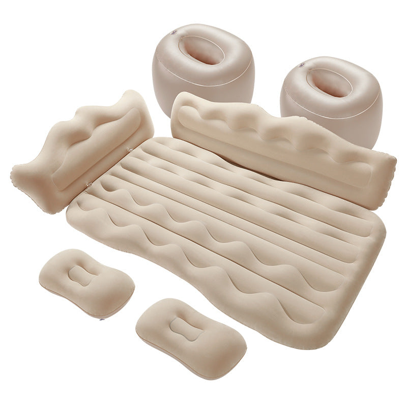 Sleeping car self-driving gear: folding bed rear seat pad, summer vacation bed Galaxy Deep Blue, rear seat sleeping essential, in-car air cushion