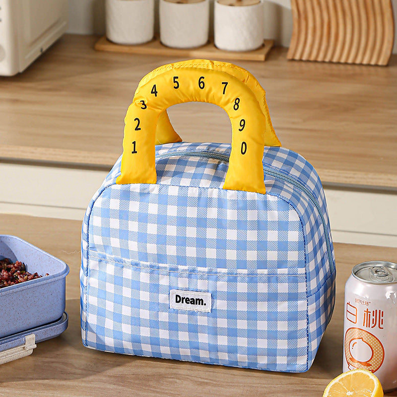 Insulated Lunch Box Bag, Portable Large Capacity