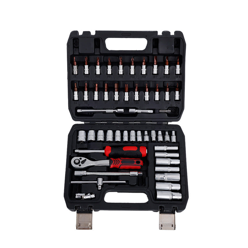 Natural S2 Bit Head 72-Tooth Ratchet Wrench Auto Repair Mechanical Repair Household Repair Sleeve Tool Set Hardware Toolbox