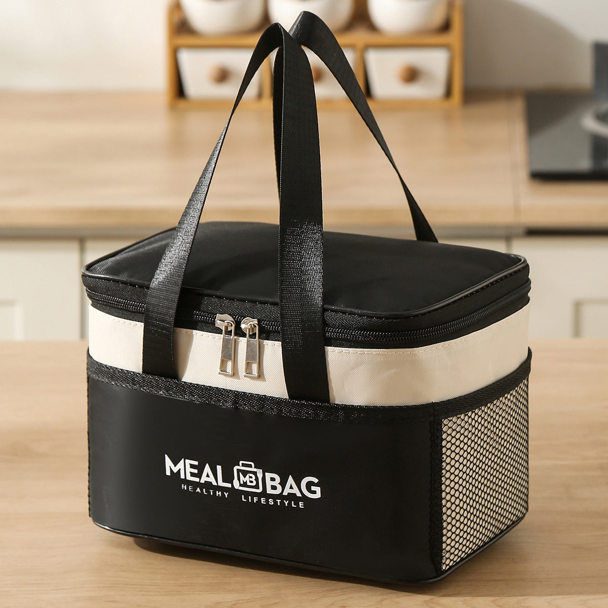 Insulated Lunch Bag, Waterproof Oxford Cloth