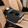 2025 New Central Car Armrest Box Height Pad Cover Protective Cover Double Cup Holder Premium Leather Car Accessories