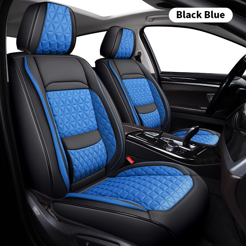 2025 new all-leather fixed lumbar wing Nappa leather car cushion all-season universal full-enveloping seat cover