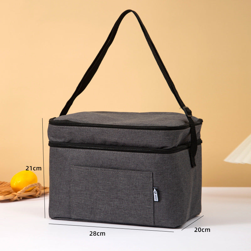 Car Accessory Insulated Cooler Bag, Gray