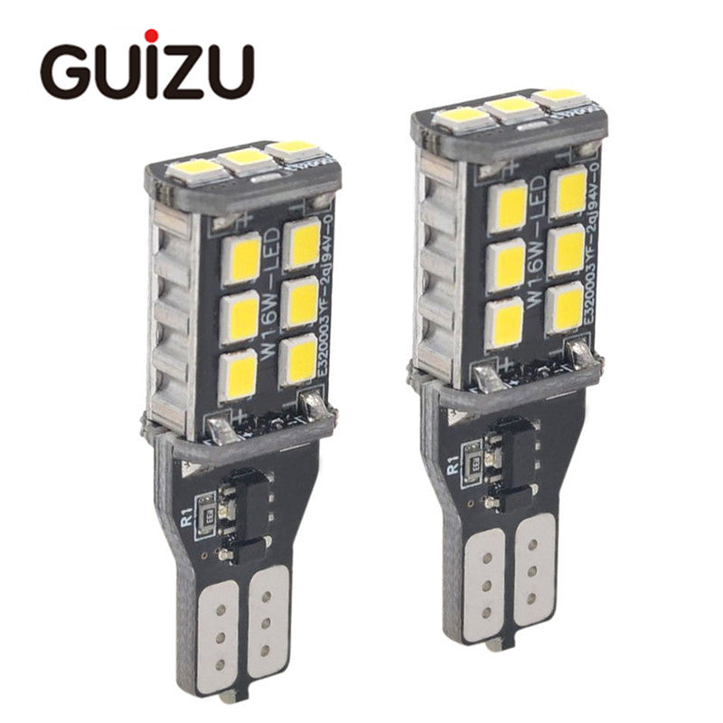 Decoding car led bulb Canbus W16W T15 2835 15SMD led turn signal reversing light