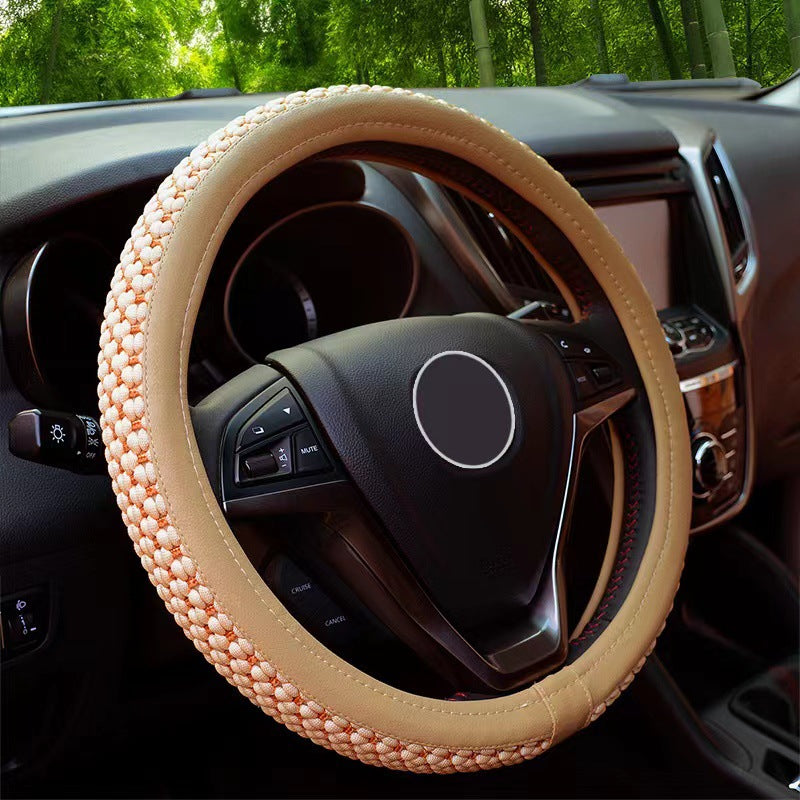 Steering Wheel Cover, Ice Silk, Universal Fit