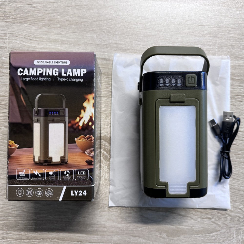 Solar Camping Light with Folding Design