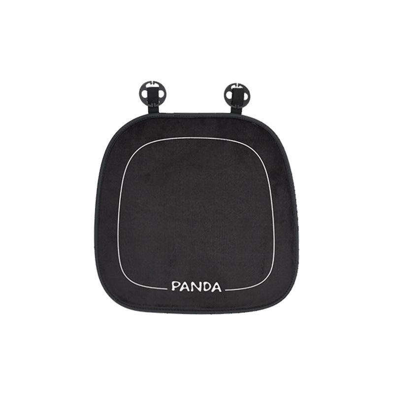 Car headrest lumbar support, cartoon cute panda, comfortable soft car cushion, all-season universal neck pillow