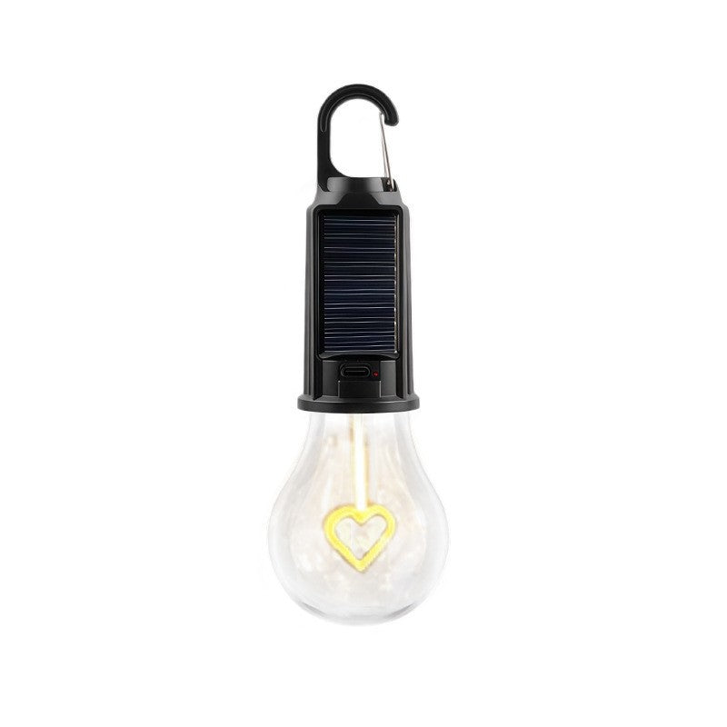Solar Camping Light with Hook - Rechargeable
