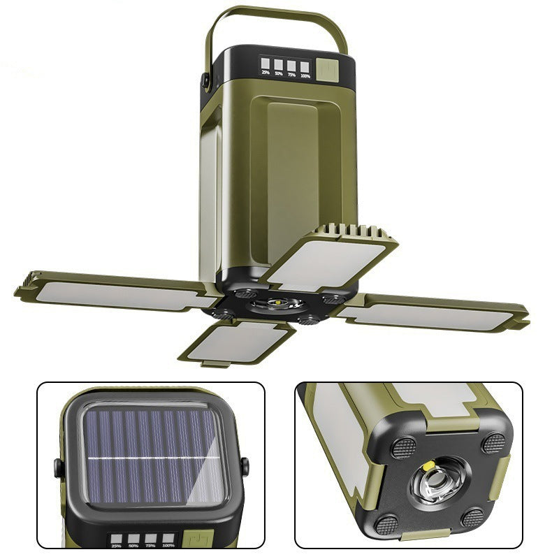 Camping Tent Light, Four-Leaf Foldable LED