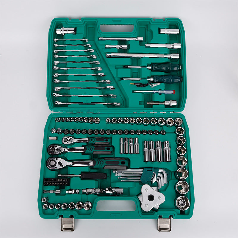 Natural S2 Bit Head 72-Tooth Ratchet Wrench Auto Repair Mechanical Repair Household Repair Sleeve Tool Set Hardware Toolbox