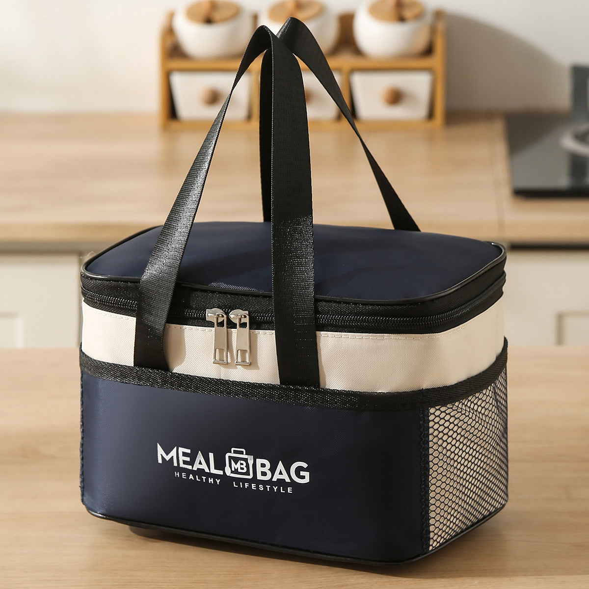 Insulated Lunch Bag, Waterproof Oxford Cloth
