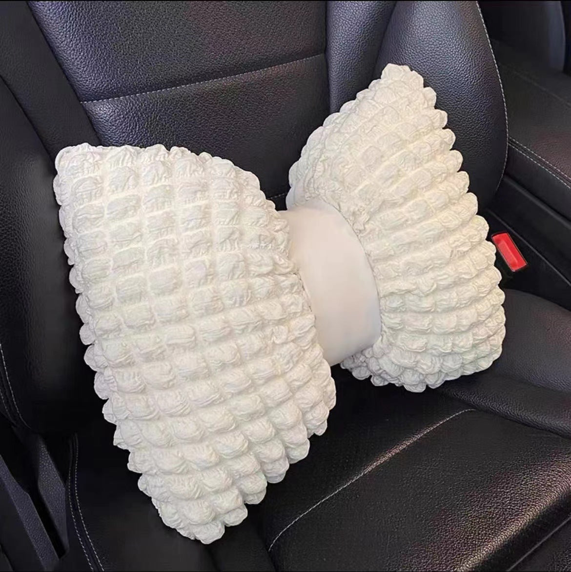 Cute and girly Kitty car headrest neck support pillow, breathable car neck support pillow, cushion, car interior accessories