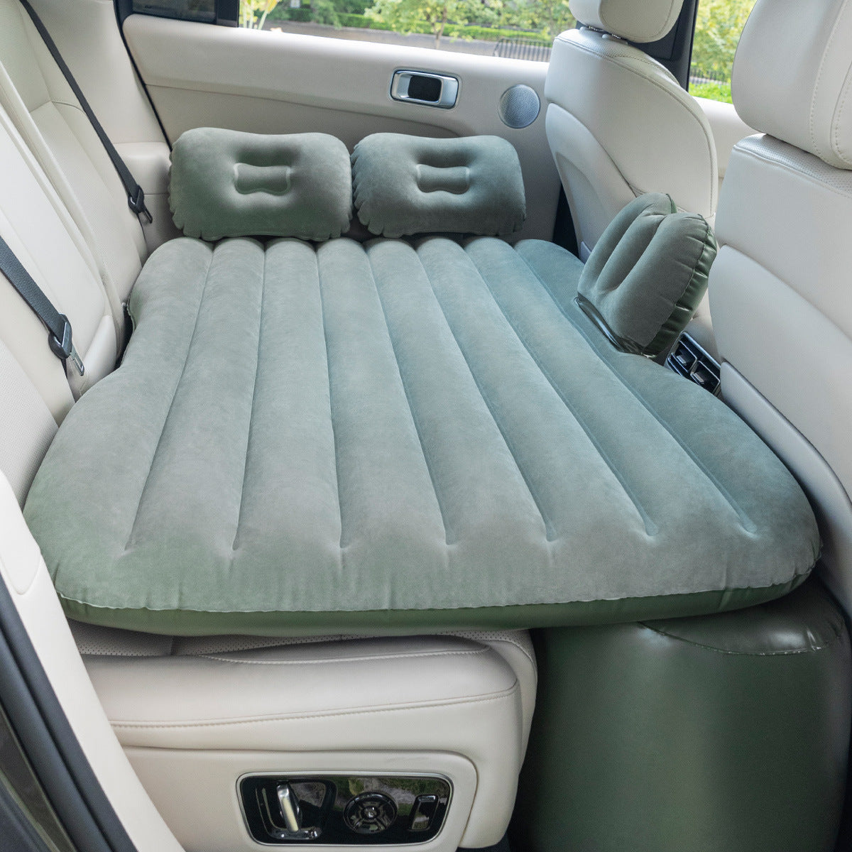 Cross-border car inflatable bed Car rear exhaust mattress Universal folding sleeping air mattress travel mattress